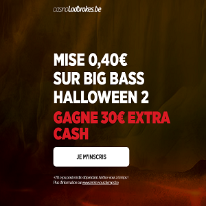 Gagnez 30€ Extra Cash avec Big Bass Halloween 2 sur Ladbrokes !