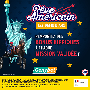 Genybet: Le Rêve Américain, la double promo qui fait rêver