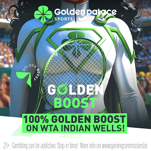 Doublez vos gains sur le tennis féminin grâce à Golden Palace