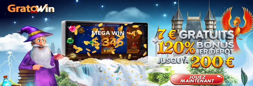 Exceptionnel : 120% de bonus de bienvenue