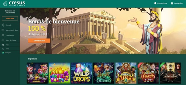 Casino en ligne Cresus avis