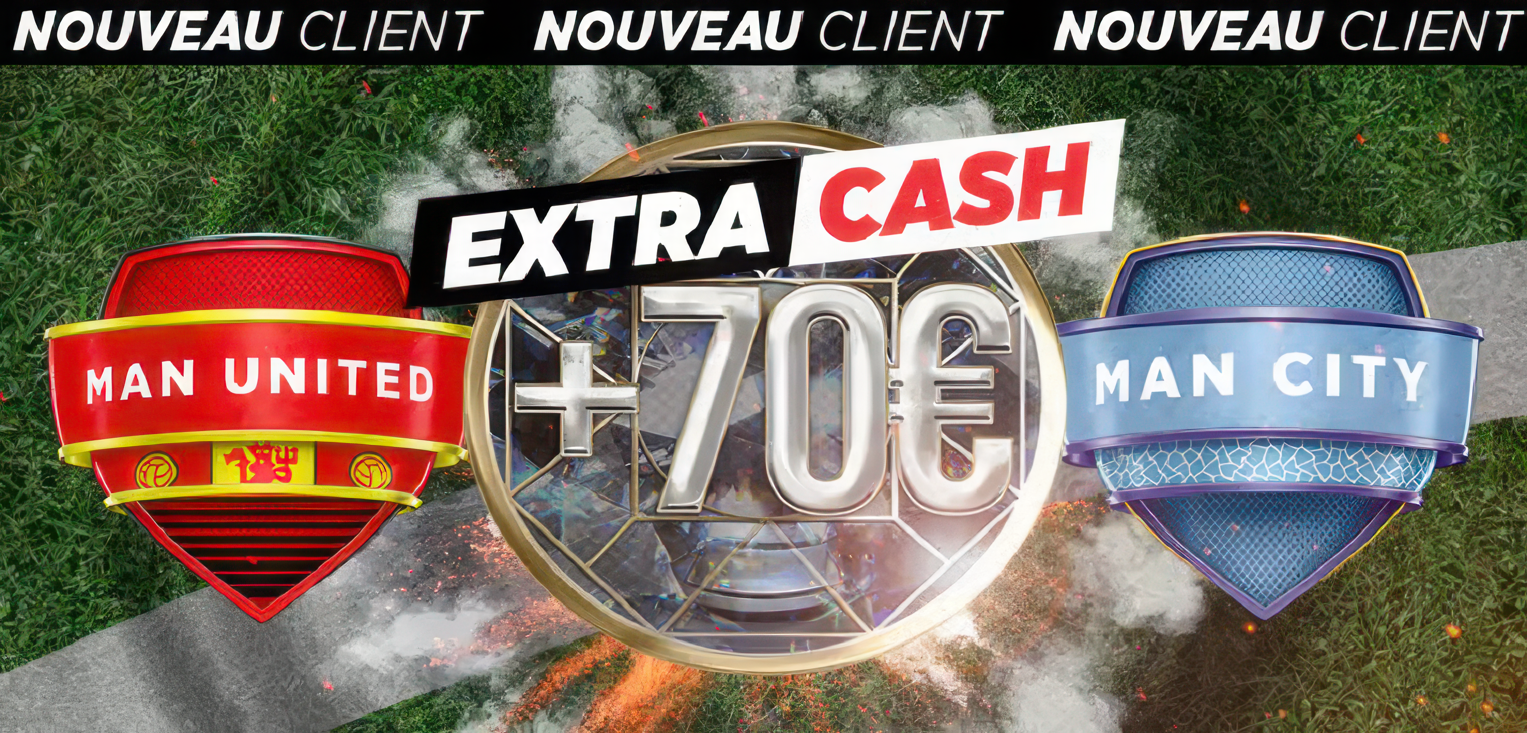 70€ offerts pour Man U – Man City avec Ladbrokes