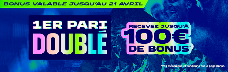 Bonus de bienvenue de 100€ sur Parions Sport