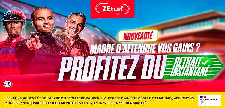 Nouveauté Zeturf.fr: découvrez les retraits instantanés
